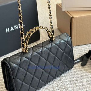 Kosmetikbeutel Designer -Kanalys handhaben Windsack -Ketten Mobiltelefon Damenbeutel Lingge Mode Schulter vielseitige Crossbody -Tasche