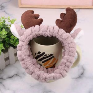 Dog Apparel Pet Head Set Cute Sheep Antlers Hair Band Super Face With Plush Wide Decoration