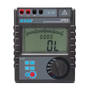 ETCR3480A Hochwertiger digitaler Isolationswiderstandstester, digitales Megohmmeter-Messgerät, 2,5 kV