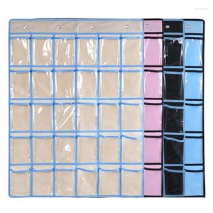 Storage Bags Clear Pockets Jewelry Mobile Phone Hanging Door Makeup Organizer Pouch Bag Classroom Cell Pocket