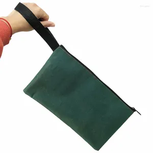 Storage Bags 1pc S/L Hand Tool Bag Small Screws Drill Metal Parts Tools Waterproof Canvas Instrument Case Organizer