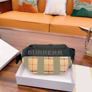 Nylon Fanny Pack Pack Aggs Vintage Stripe Belt Bag Bag Letter Mens Bumbag Tote Plaid Weavt Weist Pass Womens Crossbody Cyd24032612-12