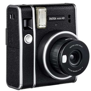 Capture cada momento com o pacote de câmera instantânea Fujifilm Instax Mini 40 - inclui 20 folhas de filme branco Instax, 64 álbuns de bolso e 10 acessórios
