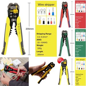 2024 Pliers Professional Electrician Wire Tool Cable Wire Stripper Cutter Crimper Automatic Multifunctional Crimping Stripping Plier Tools