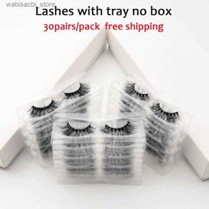 Falsche Wimpern, 30 Paare/Packung, Visoflee-Wimpern, 3D-Wimpern aus Nerzfell, volle Wimpern, handgefertigt, High-End-Nerzfellhaar, Mehrzweck-Make-up für falsche Wimpern24327