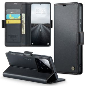 Phone Cases For Xiaomi 14 13T POCO X5 M6 13C Redmi Note 13 12 Pro Plus 4G 5G Wallet RFID Blocking Leather CaseMe 023 Case Anti theft Swipe