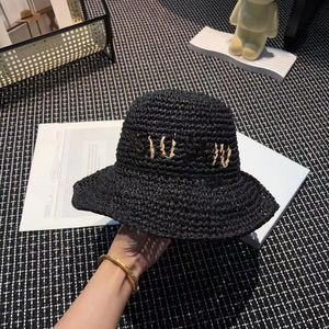 Wide Brim Hats Handmade Straw Beach Hat For Women Summer Holiday Panama Cap Fashion Concave Flat Sun Protection Visor tn