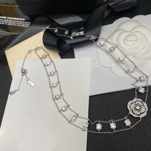 Hänge halsband varumärkesdesigner chokers halsband silver diamant koppar smyckesdesign för kvinnor choker premium klassisk halsband 2023 vårgåva smycken helheter