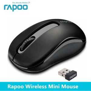 Myszy Rapoo M10/M10Plus 2.4G Mini optyczne bezprzewodowe myszy niezawodne 1000dpi z odbiornikiem nano USB do komputerowego biura laptopa