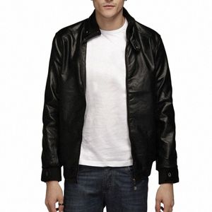 autumn Men Pu Leather Jacket for Men Fitn Fi Male Suede Jacket Casual Coat Male Clothing Size S-5Xl 2 Colors Soft Warm b3YL#