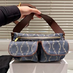 Kadın Tasarımcı Kemer Çantası Bel Pack Denim Kahverengi Bumbag Man Moda Cep Crossbody Serseri Çantalar Lüks Kemerler Fanny Paketleri