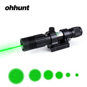 Schwarze taktische Taschenlampe mit einstellbarem Zoom, grüne Laser-Taschenlampe. Qualitätssicherung für meistverkaufte Produkte