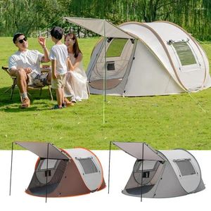 Tents And Shelters Outdoor Camping Tent 4-5 Person Up Waterproof Hiking Sun Shade Backpacking Shelter Breathable Quick Set