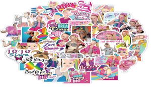 50 PZ Misti JOJO Siwa Graffiti kateboard Adesivi Per Auto Laptop Frigo Casco Pad Bicicletta Bici Moto PS4 libro Chitarra Pvc De4712826