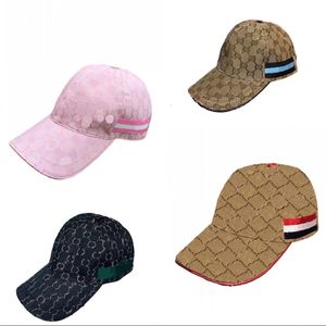 Popular designer chapéus bordados letras marrom branco boné de beisebol proteção solar chapéus para mulheres verão praia férias boêmio casquette GA0115 I4