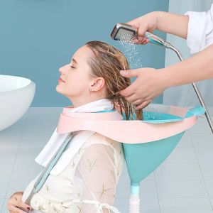 Wanny miękkie przenośne szampon szampon medyczny Medical Hair mycie taca do basenu dla niepełnosprawnych kobiet w ciąży starego mężczyzny podaż pielęgniarstwa