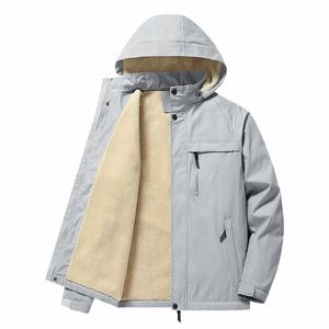 Neue Herbst Winter Männer Fi Outdoor Winddicht Mit Kapuze Cargo Jacken Mantel Männer Winter Warme Große Größe Abnehmbare Hut Männer der Jacke d5L3 #