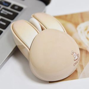 Mäuse Nettes kleines Kaninchen Bluetooth 2.4G Drahtlose Maus Stille Ergonomische DPI Bis 1600 Stummschalttaste Klein Für Mädchen MacBook Laptop Büro