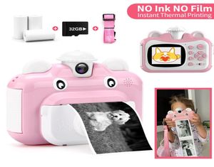 Toy Cameras Child Instant Print Kids Printing for Children Digital Pographic Girls Toys Gift 2211152034308