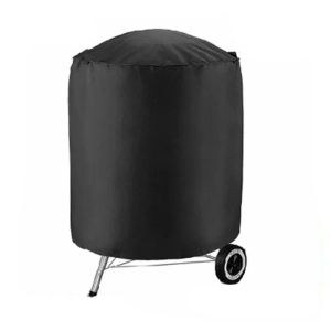 Narzędzia BBQ Okładka Outdoor Waterproof Webroof Weber Heavy Duty Grill Cover Deszcz Ochrona zabezpieczenia na zewnątrz okrągły grill grill czarny