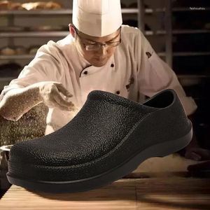 Scarpe da uomo chef sandali sandali non slittato giardino esterno scarpa da cucina a prova di acqua per pesca a prova di olio sandalo a prova di olio 537 618 5