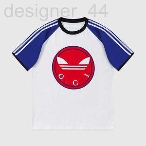 Damen-T-Shirt, Designer-T-Shirt, Sommer, neues Unisex-Rundhals-Baumwoll-Kurzarm-Kontrastfarben, modisch und vielseitig R1F1