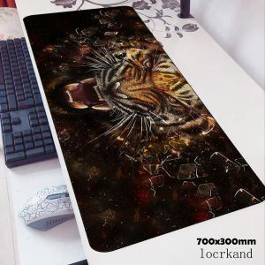 Pads Cats Mousepad 900X400X2mm Lion Myse Mysh Mat Gamepad PC Plag Office Gaming Mousemat Tiger Desk Pad Office Padmouse