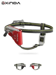 Xinda Outdoor Rock Climbing Foot Ascender Riser Pedal Belt Grasp Srt Rope Gear Anti Fall Off Left Reft Foot Ascend 240320