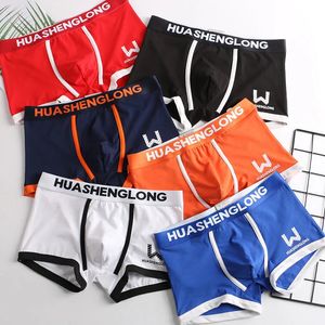 3PcsLot Boxershorts Men Boxers Male Underwear Man Panties Cotton Soft Short Boxer Mens Breathable Comfortable Underpants 240320