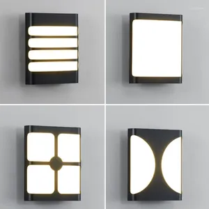 Wall Lamp Modern Outdoor LED Waterproof IP65 Garden Aisle Balcony Entryway Sconce Home Decoratioan Light Fixture Luster