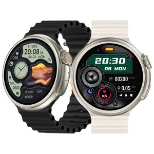 Zegarki Z78 Ultra Smartwatch NFC Lingdong Island 5.1 Bluetooth Call Call Ciśnienie krwi Monitorowanie Trzy paski zegarkowe Wodoodporne zegarek