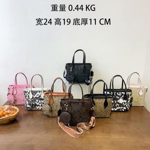 European and American Fashion Retro Large Capacity Bucket Bags New Elegant Versatile Women's Shoulder Handbag