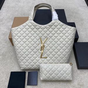 Elegância de arte grátis para você Sacos de compras Padrão de grade de diamante Bolsa feminina designer de moda bolsa de ombro designer de luxo preto bolsa de designer a sacola