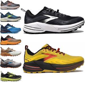 2024 Running Shoes Knit Triplo Preto Multi-Color Oreo Cascadia 16 Rust Rosa Meia-Noite Roxo Mens Mulheres Almofada Jooging Sneakers Run Treinadores Brooks