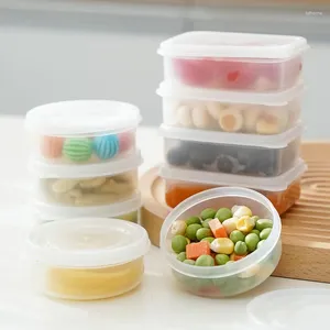 Storage Bottles Mini Portable Food Box Small Fresh Container Refrigerator Sealed Boxes Outdoor Picnic Packaging Case With Lid