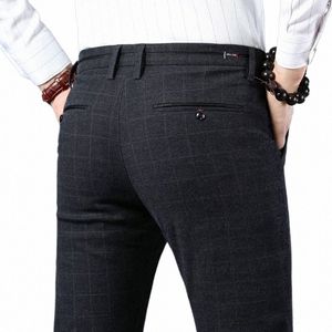 2020 Mäns stretchband Casual Pants Mens Four Sears High Quality Busin Trousers Men's Straight Harem Pants U3iq#