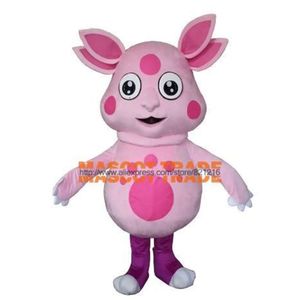 Mascot kostymer halloween jul söt pin cow docka maskotte tecknad plysch fancy klänning maskot dräkt