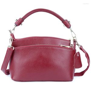 Shoulder Bags Brand Multi-function European And American Messenger Arrivals Genuine Leather Women's Bag Large Capacity Handbags