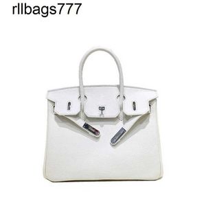 Bolsa de couro Bk de couro bolsa genuína designer bolsa de grãos de lichia na primeira camada elegante moda feminina branca um ombro corpo cruzado