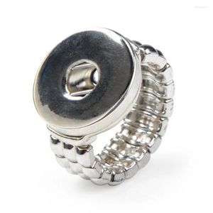 Cluster Rings 2pcs/Lot Wholesale 18mm Snap Button Ring With The Jewelry