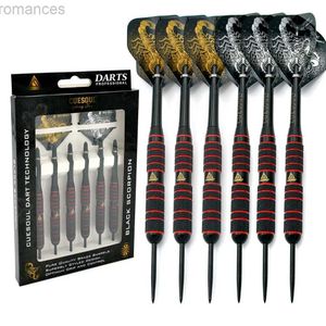 DARTS CUESOUL RED 20G/22G/24G STEEL TIP BLACK COATED BRASS DARTセット-6 PCS 24327のパック