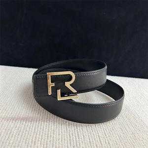 Bälten för kvinnodesigner RPL342 Retro Style Belts Head Luxury Wide Maistband Fashion Design Högkvalitativ läderlegering