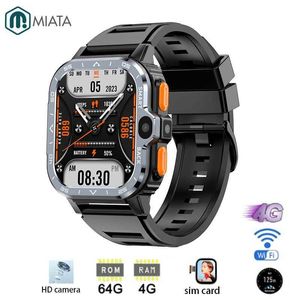 Outros relógios relógio inteligente com câmera HD para homens 2G 4G cartão SIM 64GB 16GB RAM NFC GPS WiFi telefone à prova d'água Smart Watch Pk DW88 DW89 J240326