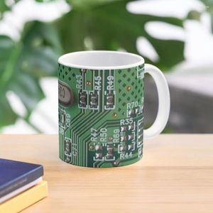 Mugs Circuit Board (old) Coffee Mug Glasses Personalized Gifts Aesthetic Cups