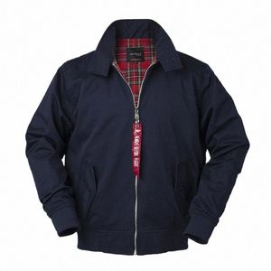 Cott/poliester euroupean rozmiar wiosenny jesień na świeżym powietrzu Fi Solid Varsity Bomber Jacket Men Harringt Kurtka 39fk#