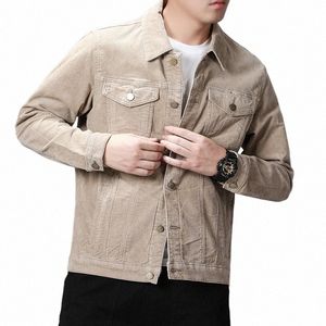 cott corduroy jacket autumn winter men's 2020 new bomber jacket classic coat fi casual slim fit hip hop four-color T96Z#