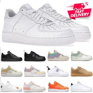 Skate Buty 1 One Men Women Low Causal Designer Sneakers Klasyczny moda Triple Czarna Biała Świerk aura Tropikalne skręt męskie trenerzy sportu na świeżym powietrzu