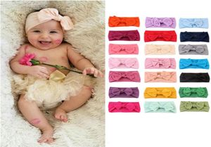 Baby Headbands kids boutique designer hair bands girls hair bows Children Knotted Elastic Hair Band Accessories8476789