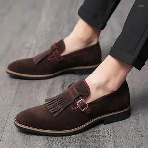 Freizeitschuhe Herren Lether Fashion Sneakers Slip On Leder für Herren Mokassins Alligator Grau Braun Formal Piergitar