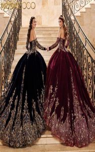 2023 Vestidos De 15 Anos Navy Blue Quinceanera Dresses with Detachable Sleeves Lace Applique Sweet 16 Dress Mexican Prom Gowns GB15030052